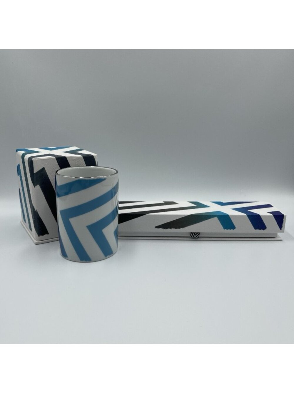 New Christian Lacroix Paris Sunrise Blue Graphite Pencil Set Cup - Sol Y Somber